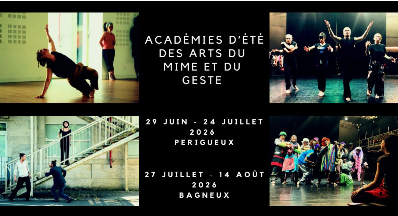 Académie d&rsquo;été des arts du Mime et du Geste